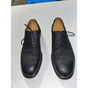Vintage Vince Camuto Mens Shoes 10.5  Black Suede Derby Handmade in Portugal